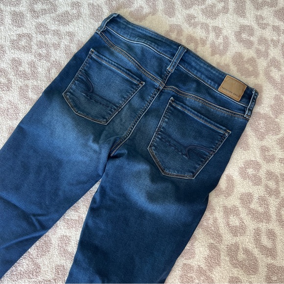 SOLD American Eagle NE(X)T LEVEL Jegging COLOR after midnight size 8 regular - Picture 5 of 10